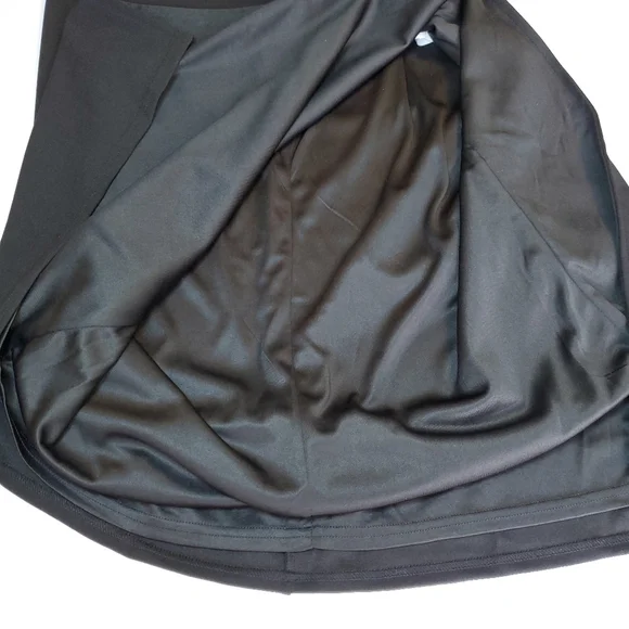 NWOT Lulus Elegant Indication Black Mesh Pearl One-Shoulder Midi Dress Sz L - Picture 10 of 15